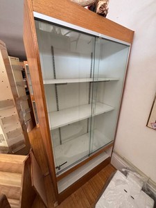 Glass Display Case With Sliding Doors - 36 W X 16 D X 72 H