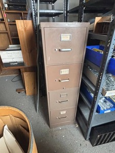 Four-Drawer Metal File Cabinet
