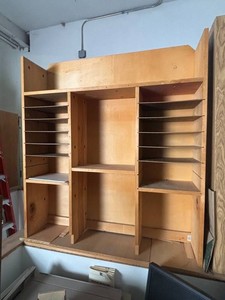 Wooden File Organizer Cabinet - 42 X 10 X 48 in