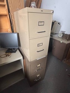 Four-Drawer Metal Vertical File Cabinet
