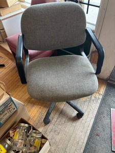 Upholstered Office Chair With Arms
