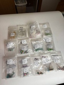 Swarovski Christmas Tree &amp Birthstone Angel Earring Craft Kits Mixed Lot