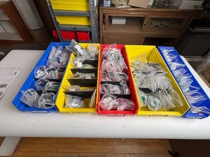 Faceted Oval, Teardrop & Bolt Components Mixed Lot