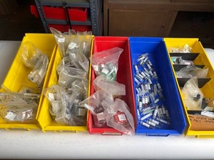 Assorted 60 Seed Beads, 50 Pony Beads & Japanese Sample Tubes Mixed Lot