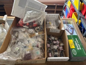 Assorted Jewelry-Making Beads, Findings & Silk Cord Mixed Lot