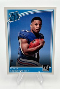 2018 Panini Donruss #306 Saquon Barkley Rated Rookie Card