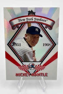 2009 Topps Chrome Refractor #PR-7 Mickey Mantle Baseball Card