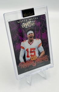 2026 Wild Card Matte Metal Graffiti Patrick Mahomes Numbered 33
