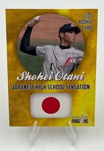 2012 Rookie Phenoms Shohei Ohtani Japanese High School RC Baseball Card