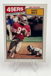 1987 Topps Football Jerry Rice #115 2nd Year San Francisco 49ers