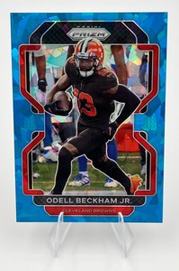 2021 Prizm Blue Ice #261 Odell Beckham Numbered 4699
