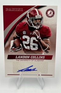 2015 Panini Signatures #LC-AL Landon Collins Autograph Alabama Crimson Tide