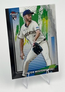 2026 Topps Finest #82 Jacob Misiorowski RC Rookie Card Milwaukee Brewers