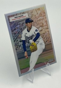 2025 Topps Chrome Platinum #55DH-9 Roki Sasaki & Yoshinobu Yamamoto RC