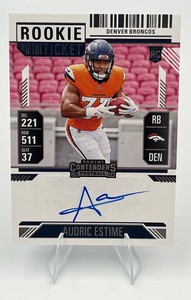 2024 Panini Contenders Rookie Ticket Auto Audric Estime #120