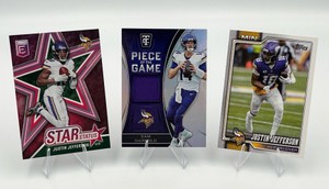 Minnesota Vikings Justin Jefferson and Sam Darnold Football Card Lot