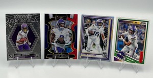 Justin Jefferson & Jordan Addison Football Card Lot