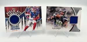 2026 Topps Football Player Worn Patch Lot - Keon Coleman and Elijah Arroyo