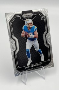 2020 Panini Prizm Black Justin Herbert #PB-3 RC Rookie Card