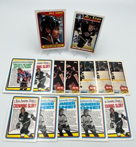1990 Topps & O-Pee-Chee Hocket Card Lot - Gretzky and Mario Lemieux HOFers