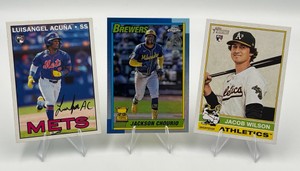 MLB Rookie Card Lot - Jacob Wilson  Luisangel Acuna  Jackson Churio