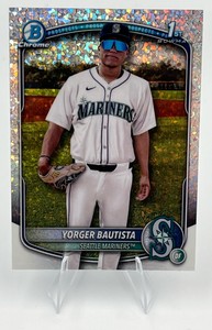 2025 Bowman Chrome #BCP-194 Yorger Bautista MOJO Refractor 1st Bowman RC