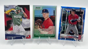 Red Sox Rookie RC Card Lot - Jonathan Papelbon  Roman Anthony  Jarren Duran