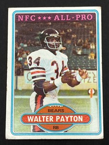 1980 Topps Football #160 Walter Payton All-Pro Chicago Bears