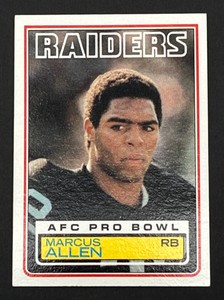 1983 Topps Football #294 Marcus Allen RC Rookie Card HOFer Raiders