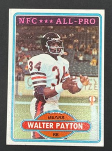 1980 Topps Football #160 Walter Payton All-Pro Chicago Bears