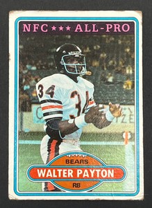 1980 Topps Football #160 Walter Payton All-Pro Chicago Bears
