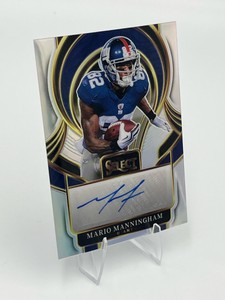 2025 Panini Select Signatures #SIP-MMM Mario Manningham Autograph New York Giants