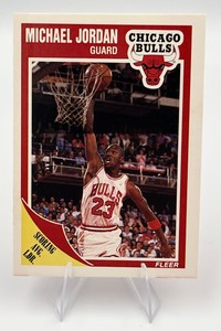 1989 Fleer Basketball #21 Michael Jordan Chicago Bulls