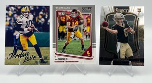 NFL Quarterback RC Rookie Lot - Jordan LOVE  Tyler Shough  Sam Darnold