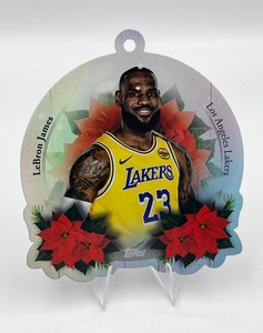 2025 NBA Topps Holiday Die Cut Ornament LeBron James #DCO-LBJ