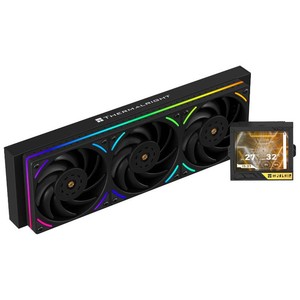 $81 Thermalright Mjolnir Vision 360 UB PRO ARGB Black CPU Aio Cooler,PC 360 Specification Water Cooler System with Inline Fan,3.5 LCD Screen with 640x480 Resolution,for AM4AM5Intel 17001851115X2011