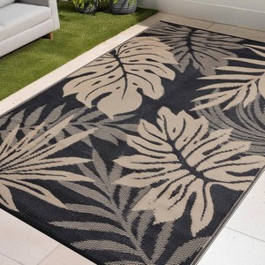 $27 YONILE Outdoor Patio Rug, 5x8 ft Waterproof Reversible Camping Rug
