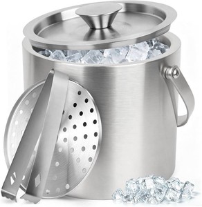 $20 Ice Bucket 3L Stainless Steel Insulated Ice Buckets for Parties
