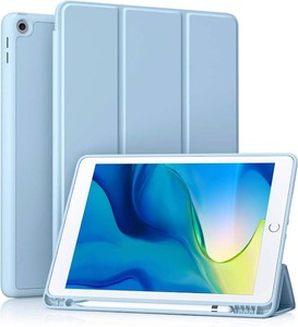 Akkerds for iPad 9th8th7th Generation Case 10.2 Inch, Sky Blue