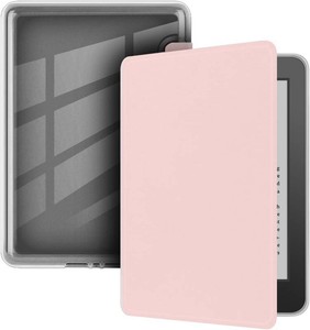 $20 Case for 6 Kindle (10th Generation-2019 Release), Ultra Clear Soft Flexible Transparent TPU Back Cover with Auto SleepWake for Kindle (Model NO. J9G29R), Pink