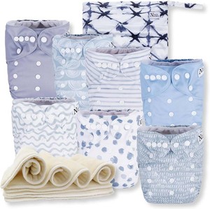 $75 Noras Nursery Cloth Diapers  7 Pack  Waterproof,Reusable and Washable