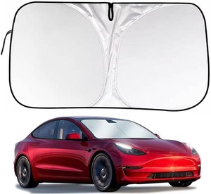 Sunshade for Car Windshield Sunshade Sun Shade Front Window Visor Foldable Accessories Cover Accordion Automotive Interior Protection Car Truck SUV Universal (57x33.5)