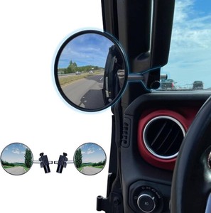 $28 Buling Doors off Mirrors Professional Off-road Rearview Mirrors Improved Design Compatible with Jeep Wrangler JLJLU 2018-2023 & Jeep Gladiator JT 2020-2023 (Doesnt fit 2024-2026 Jeep Models)
