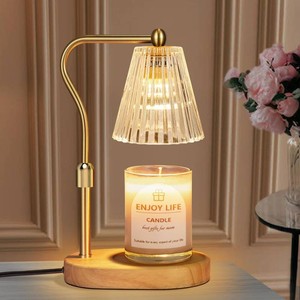 $22 seenlast Candle Warmer Lamp with Timer Dimmer Adjustable Height for New Home Bedroom,Mothers Day Gifts,Vintage Home Decor for Scented Jar (missing bulb)