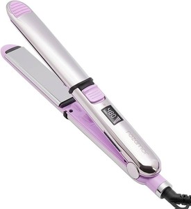 $40 Rozamor 2-in-1 Titanium Ionic Flat Iron, Fast Heating Straightener & Curler