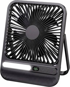$30 8000mAh Portable Travel Fan,7in 28hrs Ultra-Thin Desk Fan