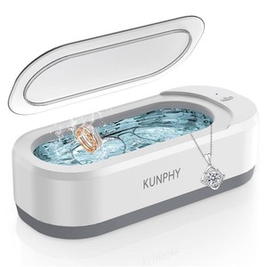 $33 Jewelry Cleaner, KUNPHY 46kHz Ultrasonic Cleaner, White