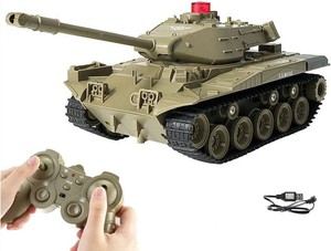 $37 RC Tank Toy Army Military Vehicles Remote Control Battle Tank Toys for Kids