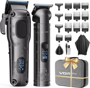 $55 VGRPRO Hair Clippers for Men Professional, Cordless Clipper and Trimmer Set