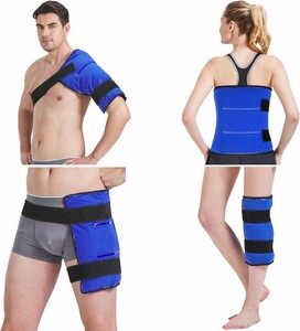 Koo-Care Extra Large Gel Ice Pack for Injuries Reusable Flexible Hot Cold Therapy Compress with Strap for Shoulder Rotator Cuff, Back, Hip, Shin - Knee Replacement Surgery Pain Relief XL 13 x 14.7